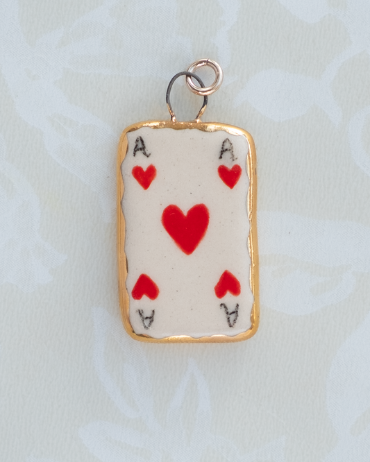 Ace of Hearts Charm