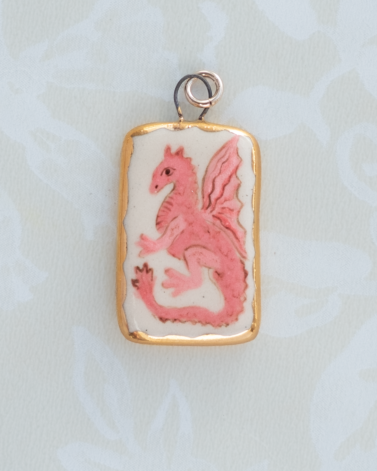 Pink Dragon Charm