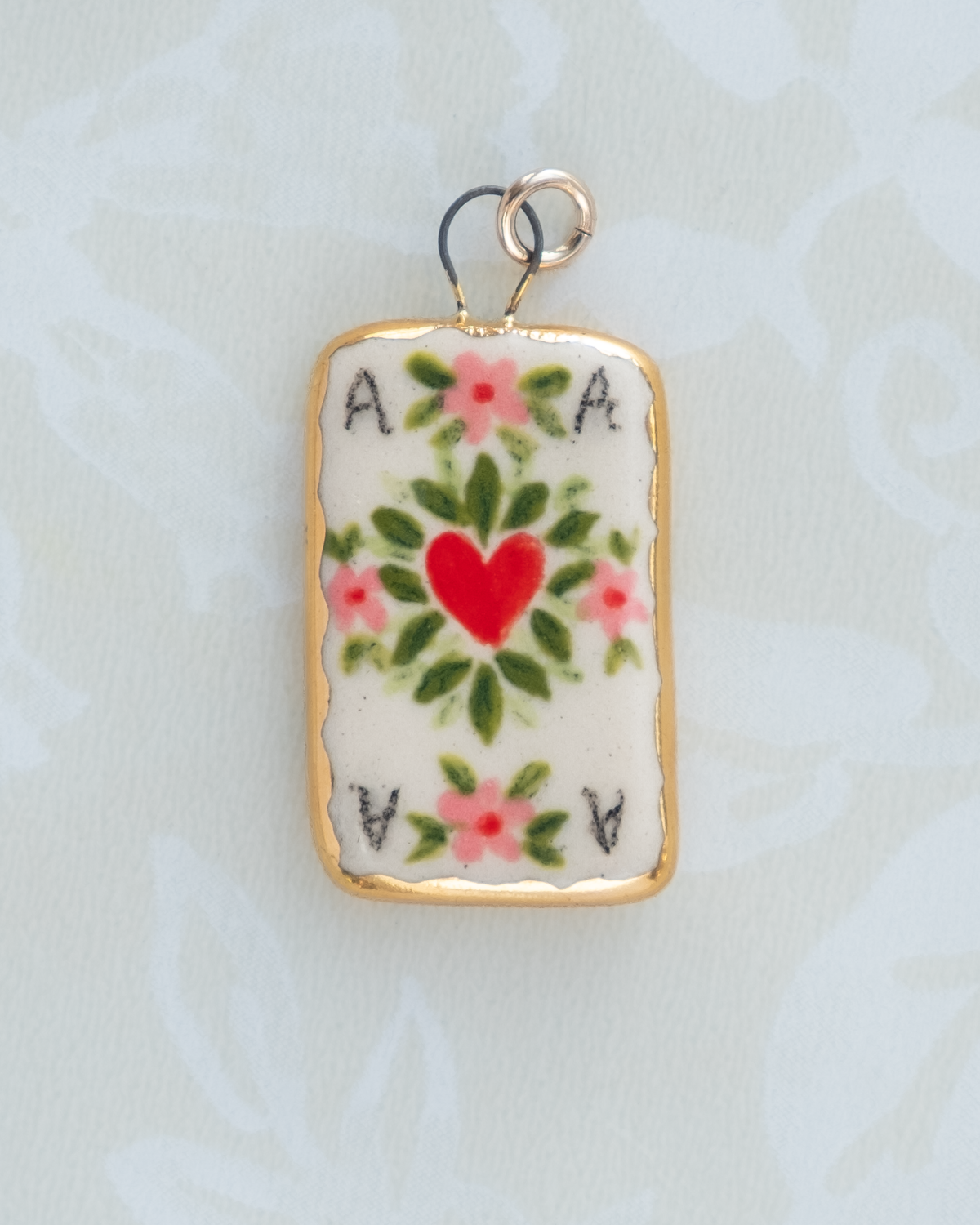 Ace of Hearts Charm