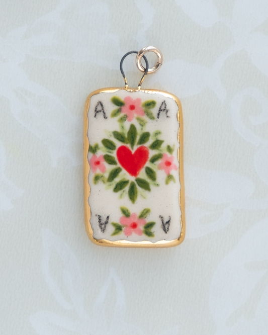 Ace of Hearts Charm