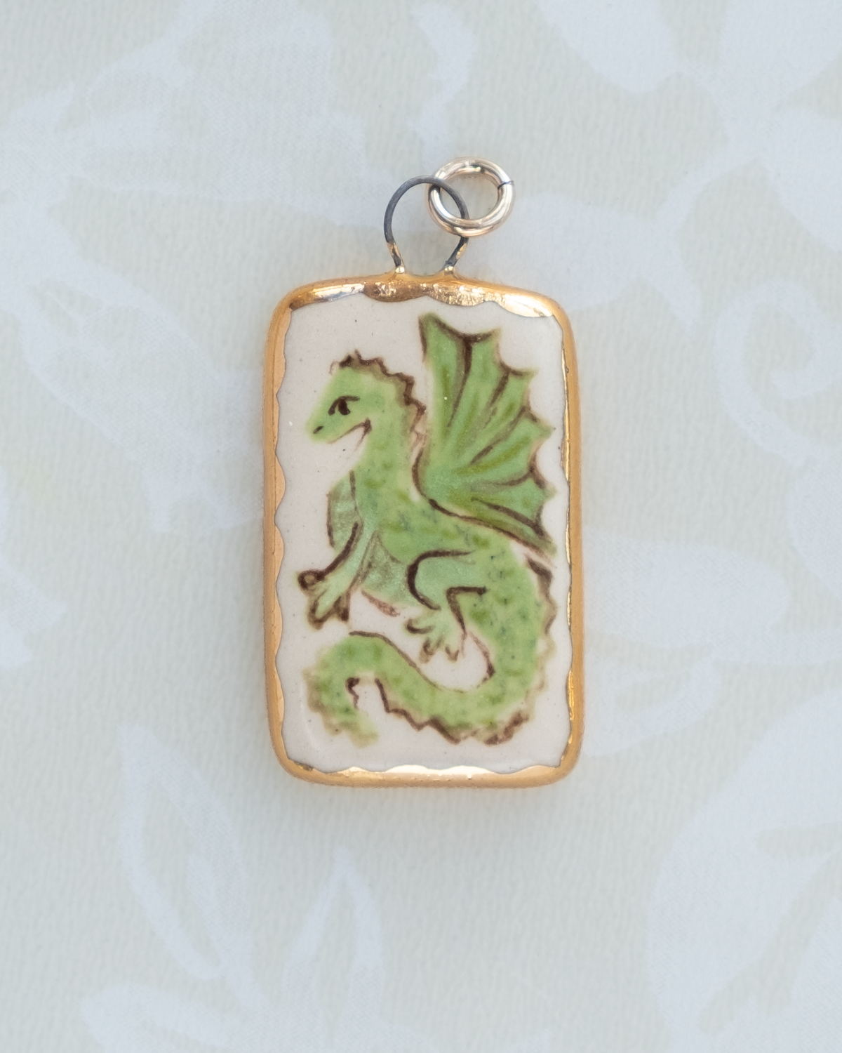 Green Dragon Charm
