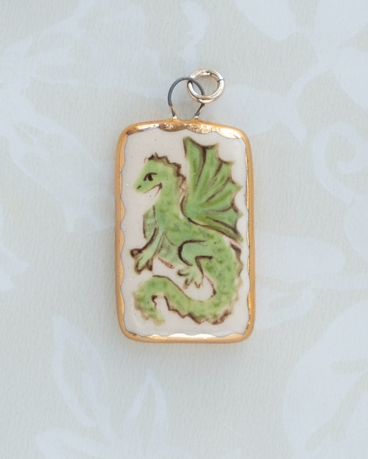 Green Dragon Charm