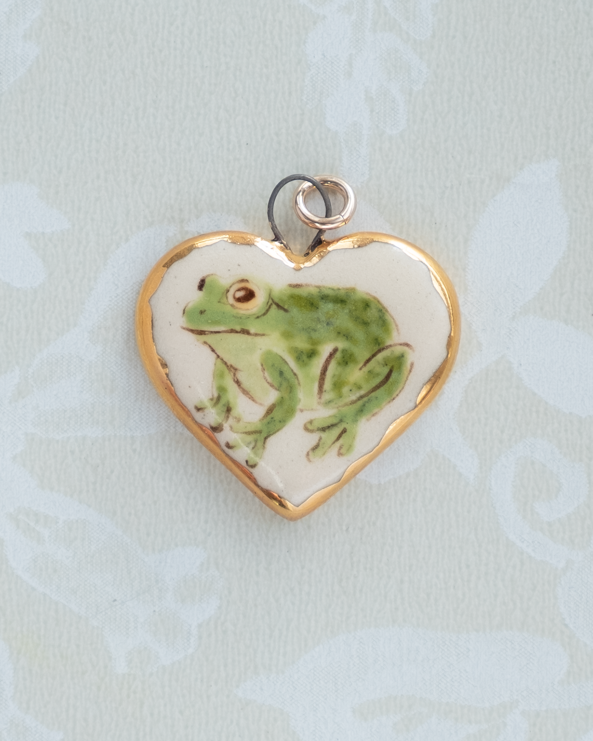 Frog Heart Charm