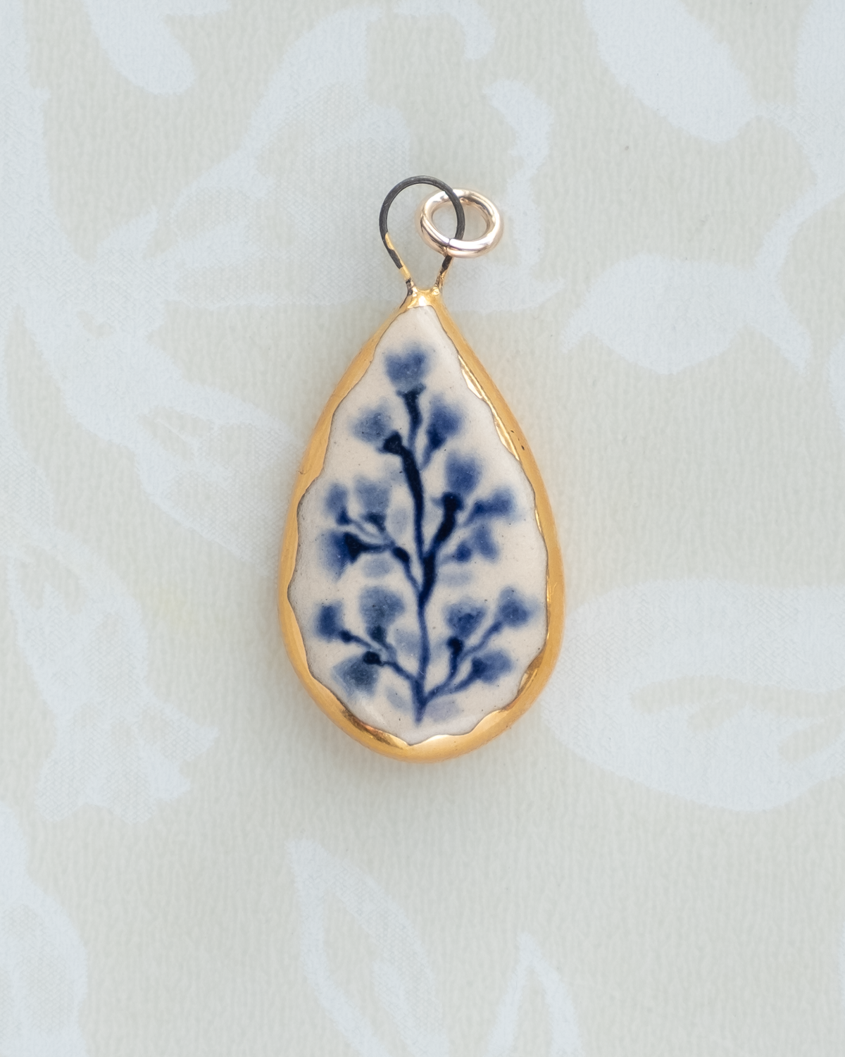Delft Floral Charm