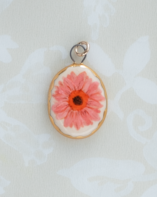 Pink Flower Charm