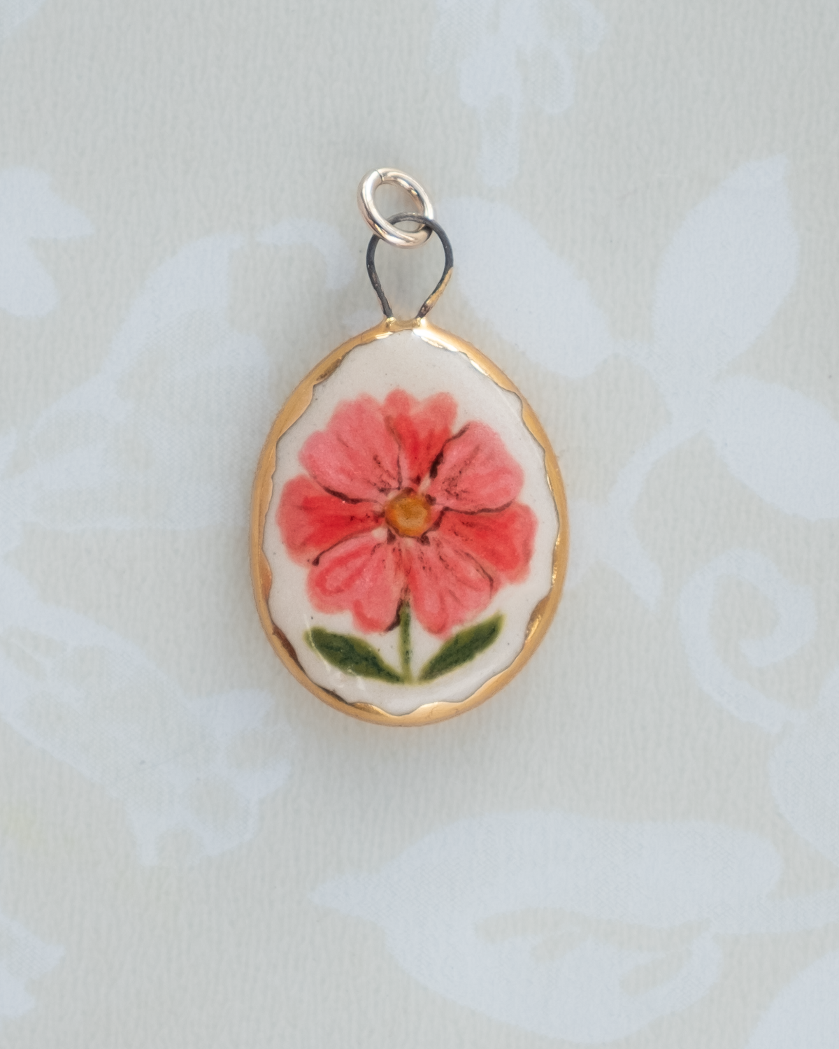 Pink Flower Charm