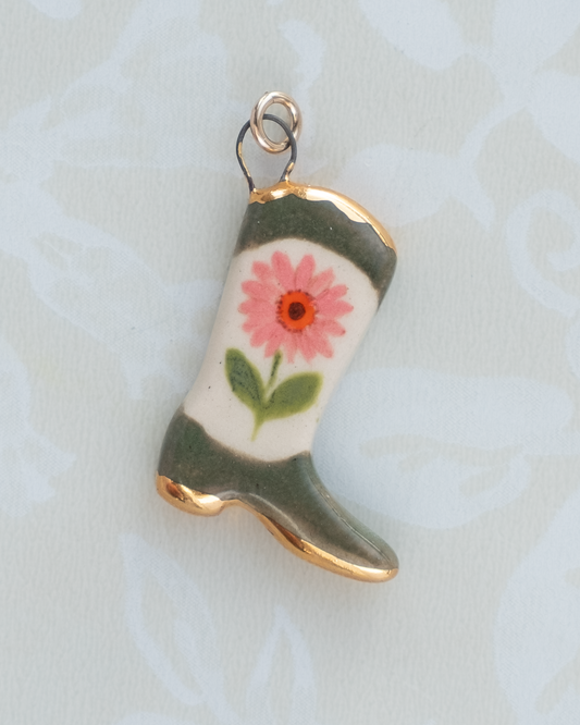 Flower Boot Charm