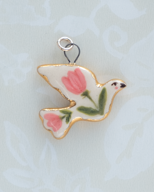 Tulip Bird Charm